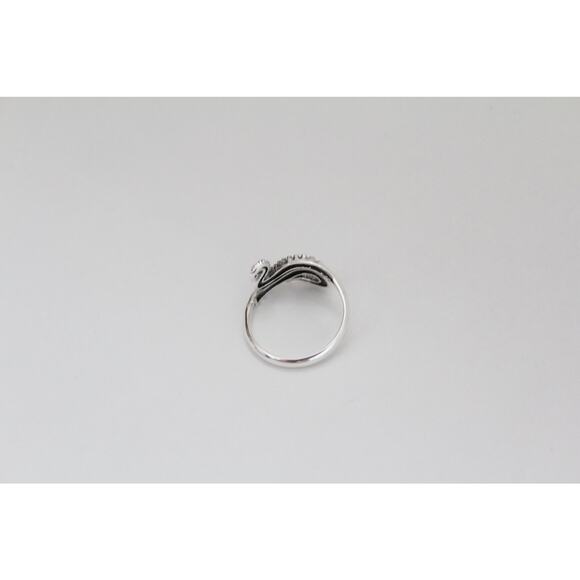 Sterling Silver Octopus Tentacle Adjustable Ring - Picture 6 of 7